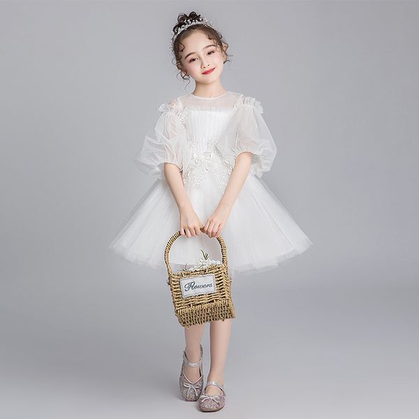 girls' evening dress, princess dress, fluffy gauze, little girl, flower girl, wedding dress, children's costume, noble western sty, Blue
girls' evening dress, princess dress, fluffy gauze, little girl, flower girl, wedding dress, children's costume, noble western sty, Blue