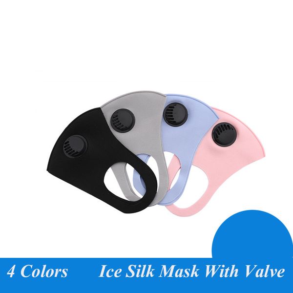 face mask anti-dust earloop with breathing valve reusable mouth soft breathable anti dust protective masks good quality
