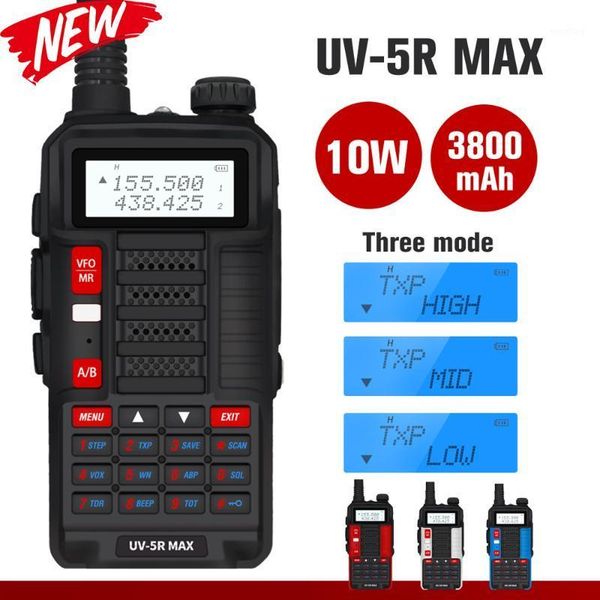 10w high power baofeng uv-5r max walkie talkie uv 5r max amateur ham cb radio station uv5r dual band transceiver 10km intercom1
10w high power baofeng uv-5r max walkie talkie uv 5r max amateur ham cb radio station uv5r dual band transceiver 10km intercom1