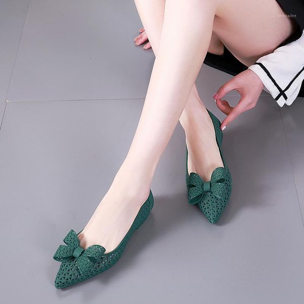 hollow sandals soft plastic cave shoes pointed bow jelly shoes women's travel sandals1, Black
hollow sandals soft plastic cave shoes pointed bow jelly shoes women's travel sandals1, Black