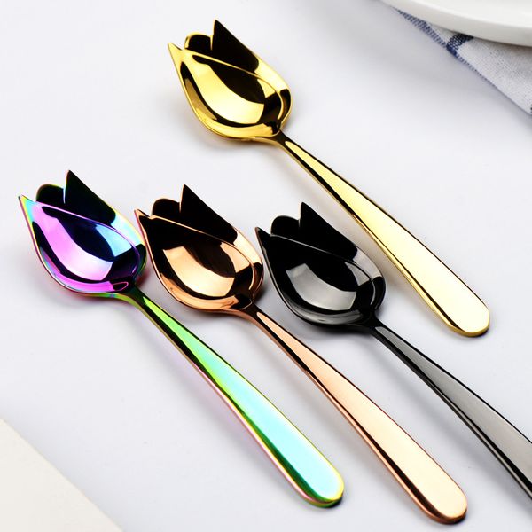 stainless steel stirring spoon colorful rose modeling salad spoons black golden color ice cream dipper new arrival 5wg l1
stainless steel stirring spoon colorful rose modeling salad spoons black golden color ice cream dipper new arrival 5wg l1