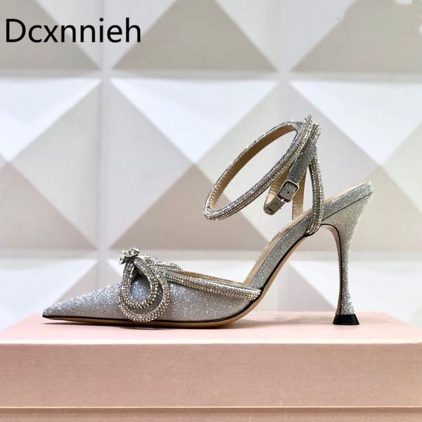 sandals rhinestone bow ankle strap summer woman pointed toe 8.5cm high heels party shoes runway shallow wedinng, Black
sandals rhinestone bow ankle strap summer woman pointed toe 8.5cm high heels party shoes runway shallow wedinng, Black