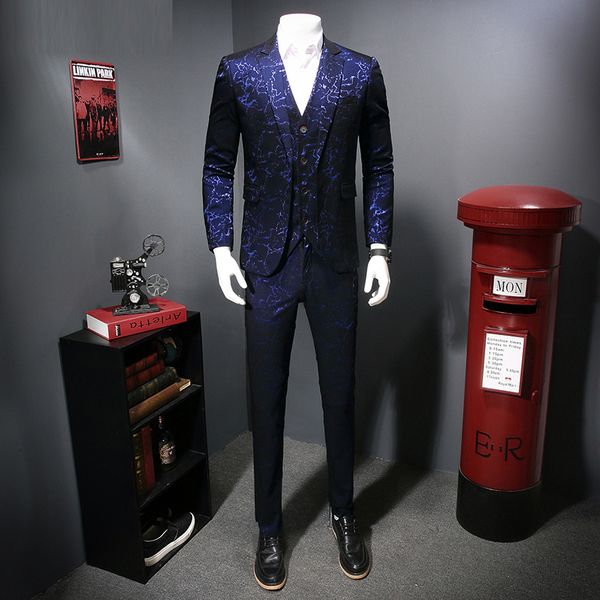 2020 male jacquard party dress tuxedo hombre printed men's wedding burgundy three suit suits pys5, White;black
2020 male jacquard party dress tuxedo hombre printed men's wedding burgundy three suit suits pys5, White;black