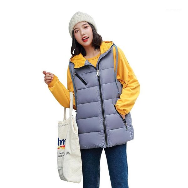 2019 winter new down cotton vest female short korean version of the loose bread vest thick sleeveless jacket1, Black;white
2019 winter new down cotton vest female short korean version of the loose bread vest thick sleeveless jacket1, Black;white