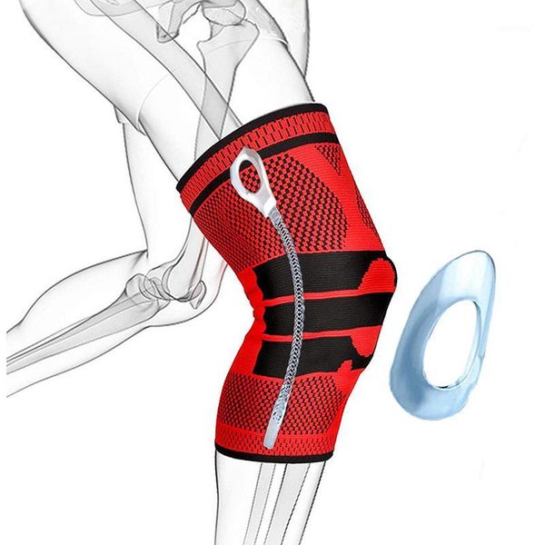 1 piece 3d weaving silicone knee pads supports brace volleyball basketball meniscus patella protectors sports safety kneepads1, Black;gray
1 piece 3d weaving silicone knee pads supports brace volleyball basketball meniscus patella protectors sports safety kneepads1, Black;gray