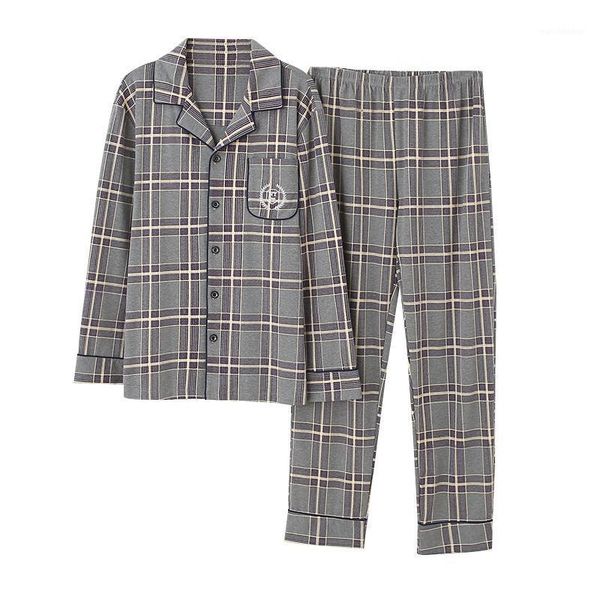men pajama sets cotton male long sleeve striped pyjama set for man autumn sleepwear suit pijama casual homewear nightwear l-xxxl1, Black;brown
men pajama sets cotton male long sleeve striped pyjama set for man autumn sleepwear suit pijama casual homewear nightwear l-xxxl1, Black;brown
