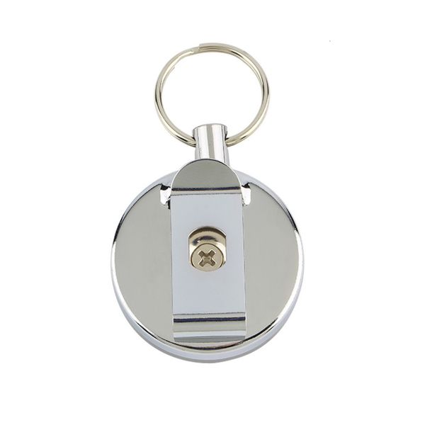 retractable 1pc stainless steel tool belt money recoil ring pull clip keychain key chain, Silver
retractable 1pc stainless steel tool belt money recoil ring pull clip keychain key chain, Silver
