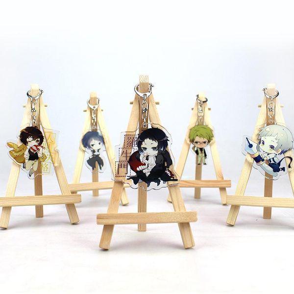 bungo stray dogs keychain man anime key chain women key holder couples keyring acrylic ring fashion porte clef, Silver
bungo stray dogs keychain man anime key chain women key holder couples keyring acrylic ring fashion porte clef, Silver