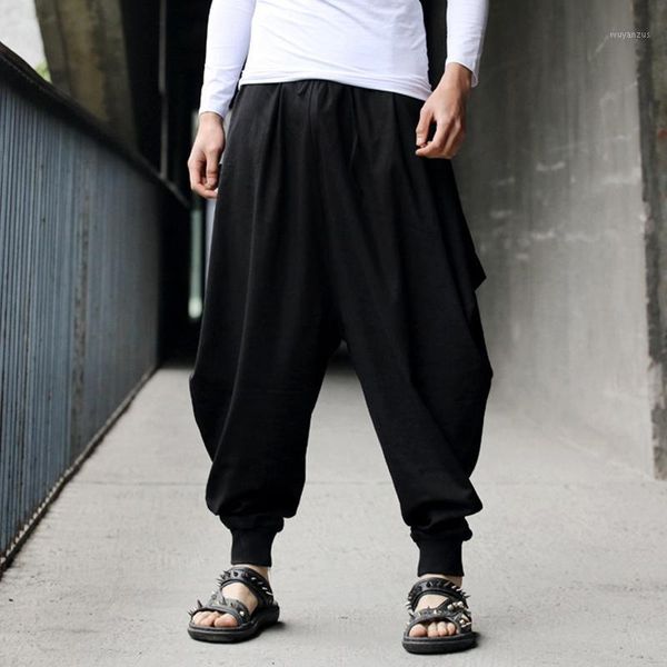 27-44feet long section personality harem pants big crotch pants hanging loose large size men's casual1, Black
27-44feet long section personality harem pants big crotch pants hanging loose large size men's casual1, Black