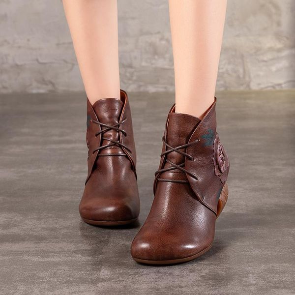 2020 vallu handmade vintage shoes ankle boots for women round toes lace up ankle boots print paint flower ladies booties, Black
2020 vallu handmade vintage shoes ankle boots for women round toes lace up ankle boots print paint flower ladies booties, Black