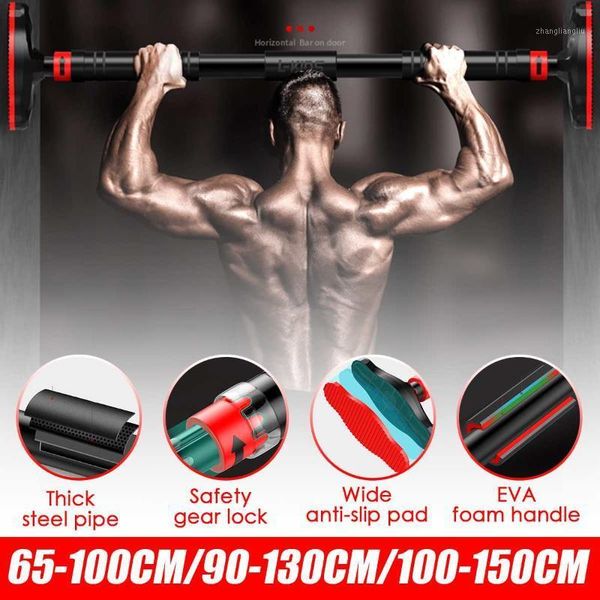 horizontal bars 65-150cm door with wide anti-slip pad home gym workout chin up pull training bar sport fitness equipments 1
horizontal bars 65-150cm door with wide anti-slip pad home gym workout chin up pull training bar sport fitness equipments 1