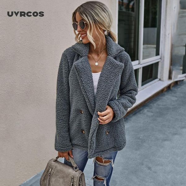 uvrcos 2020 autumn winter teddy coat women faux fur coat female oversized teddy jacket ladies outerwear overcoat thick warm plus, Black
uvrcos 2020 autumn winter teddy coat women faux fur coat female oversized teddy jacket ladies outerwear overcoat thick warm plus, Black