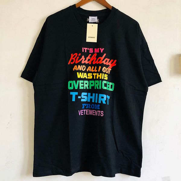 2020 vetements vetements shirts it is my birthday shirt candy oversized men women t t colored new print letters tees x1214 pfbaw
2020 vetements vetements shirts it is my birthday shirt candy oversized men women t t colored new print letters tees x1214 pfbaw