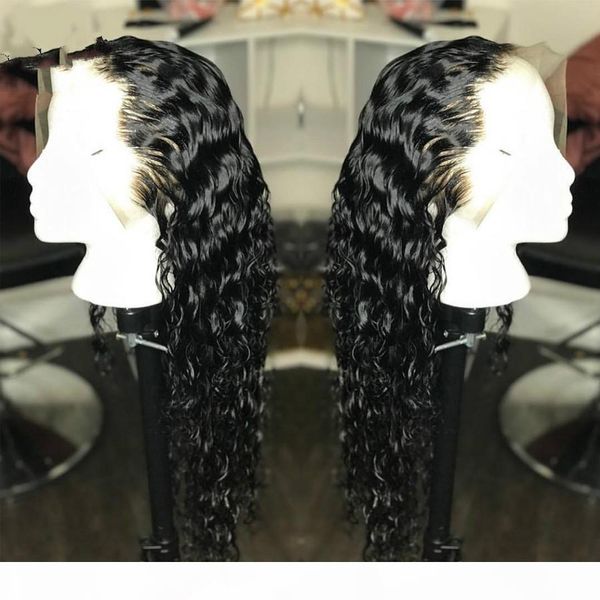 curly lace front human hair wigs bleached knots middle ration hair wig 13*4 with baby hair for women 130 density no remy, Black
curly lace front human hair wigs bleached knots middle ration hair wig 13*4 with baby hair for women 130 density no remy, Black