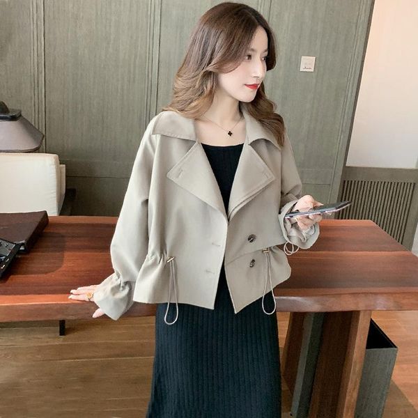 2020 early autumn new style suit fold-down collar sense of design elegant short coat versatile loose short-height thin coat fema, White;black
2020 early autumn new style suit fold-down collar sense of design elegant short coat versatile loose short-height thin coat fema, White;black