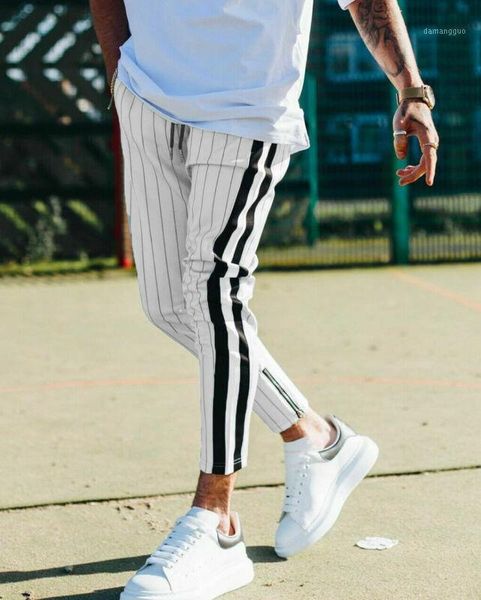 hirigin fashion men england style striped pants male new long pencil joggers pants casual trousers drawstring side stripe slacks1, Black
hirigin fashion men england style striped pants male new long pencil joggers pants casual trousers drawstring side stripe slacks1, Black