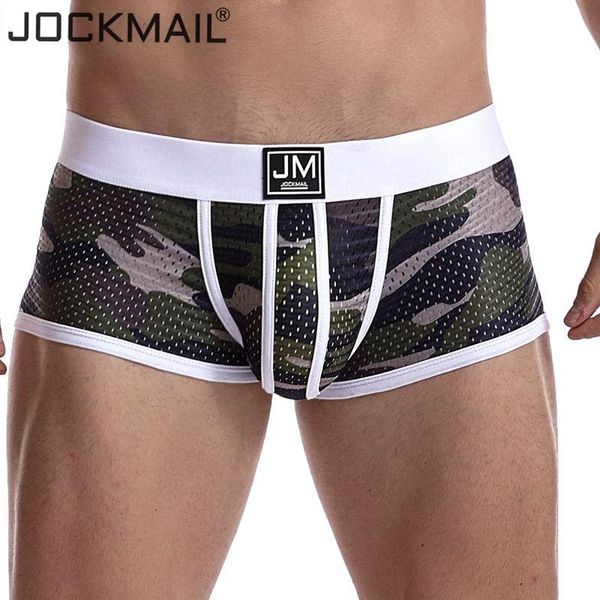 underpants jockmail men boxer underwear cueca camouflage mesh shorts men's clothing boxers fitness elastic underpant, Black;white
underpants jockmail men boxer underwear cueca camouflage mesh shorts men's clothing boxers fitness elastic underpant, Black;white