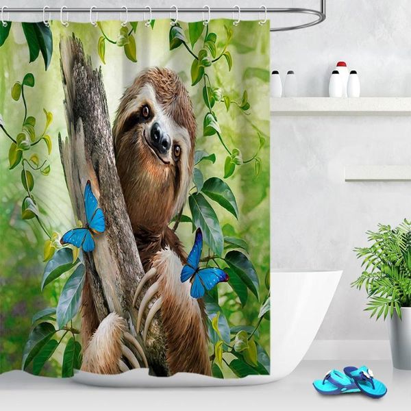 shower curtains forest animals sloth curtain bathroom supplies butterfly printing pattern bath waterproof
shower curtains forest animals sloth curtain bathroom supplies butterfly printing pattern bath waterproof