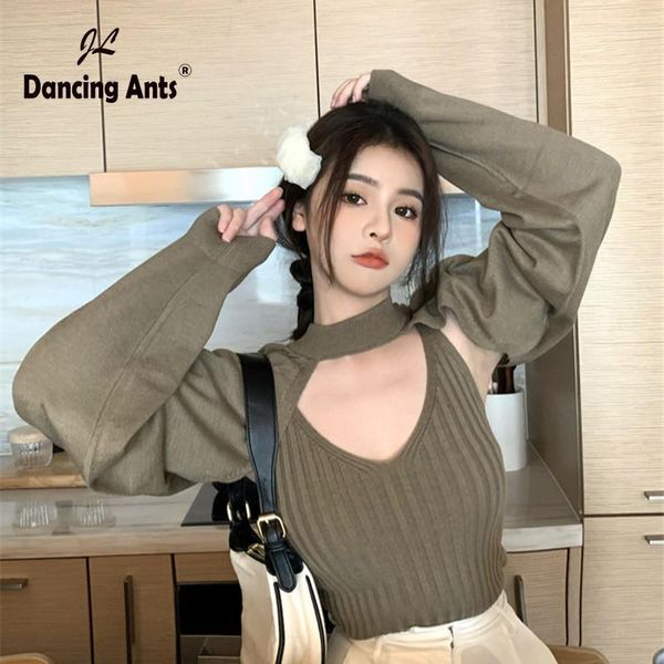 casual woman knitted sweaters v-neck sleeveless short tank long sleeve autumn new korean slim women solid sweater, White;black
casual woman knitted sweaters v-neck sleeveless short tank long sleeve autumn new korean slim women solid sweater, White;black