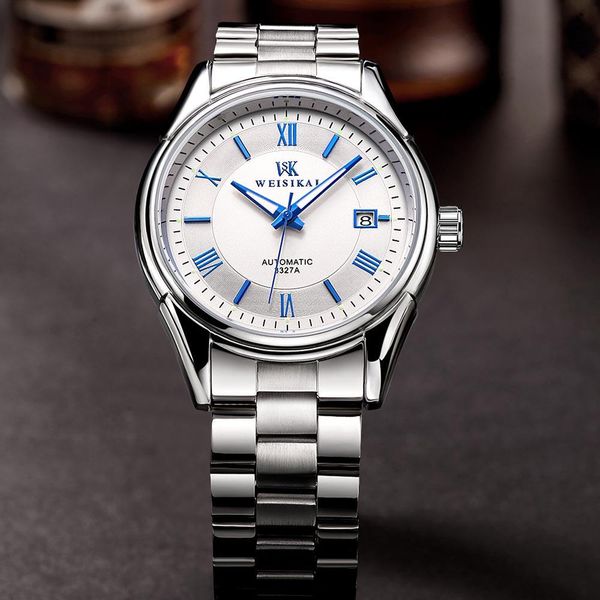 weisikai men mechanical watch brand luxury matic watch sport stainless business waterproof watch men relogio masculino sqcszg, Silver
weisikai men mechanical watch brand luxury matic watch sport stainless business waterproof watch men relogio masculino sqcszg, Silver