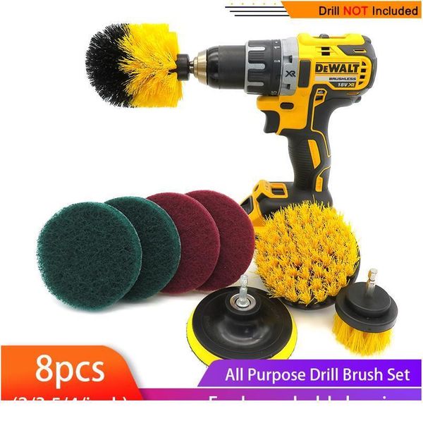 8pcs drill brush power cleaning scrubber nylons brush electric scrubber brush kit for kitchen bashroom car bbynme
8pcs drill brush power cleaning scrubber nylons brush electric scrubber brush kit for kitchen bashroom car bbynme
