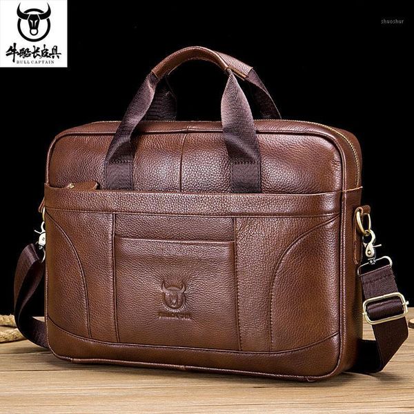 briefcases bullcaptain men leather lapbag men's briefcase handbag 14 inch computer for documents messenger1
briefcases bullcaptain men leather lapbag men's briefcase handbag 14 inch computer for documents messenger1