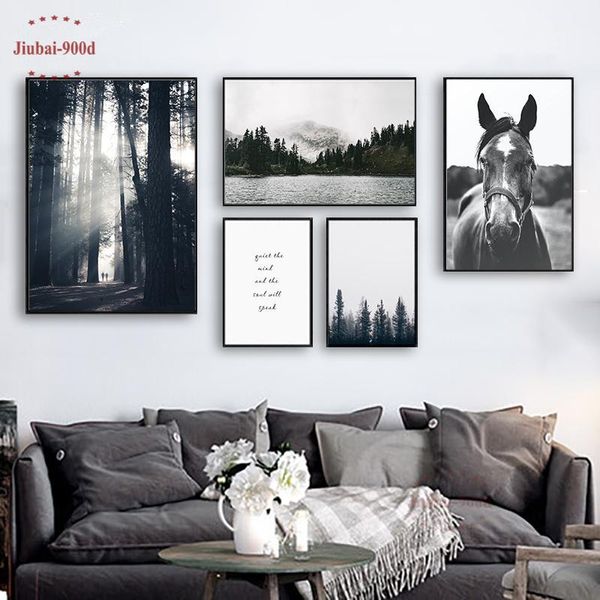 900d nordic forest posters and prints wall pictures for living room horse mountain canvas painting wall art decoration san661
900d nordic forest posters and prints wall pictures for living room horse mountain canvas painting wall art decoration san661
