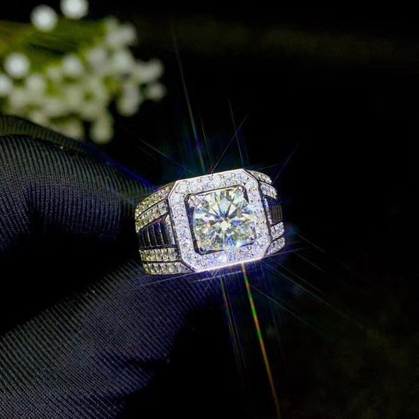 moissanite mens rings now the most popular gemstone have high hardness comparable to diamonds, Silver
moissanite mens rings now the most popular gemstone have high hardness comparable to diamonds, Silver
