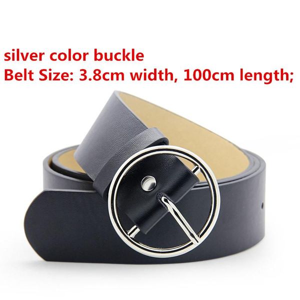 belt without holes circle buckle pu leather belts for women girl faux leather black ladies black color fashion waistband jeans wmtoqi, Black;brown
belt without holes circle buckle pu leather belts for women girl faux leather black ladies black color fashion waistband jeans wmtoqi, Black;brown