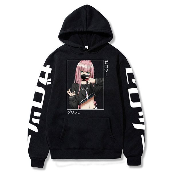 franxx men's and women's darling hoodie, janjapane animated printed sweater, gan zero two fashion, warm clothing, Black
franxx men's and women's darling hoodie, janjapane animated printed sweater, gan zero two fashion, warm clothing, Black
