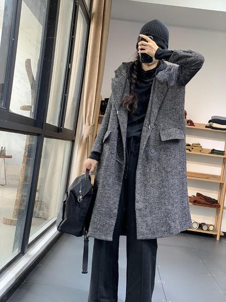 20 winter suit brought cloth coat character colours mix knitted fashion brim show slender coat female yd572-2, Black
20 winter suit brought cloth coat character colours mix knitted fashion brim show slender coat female yd572-2, Black