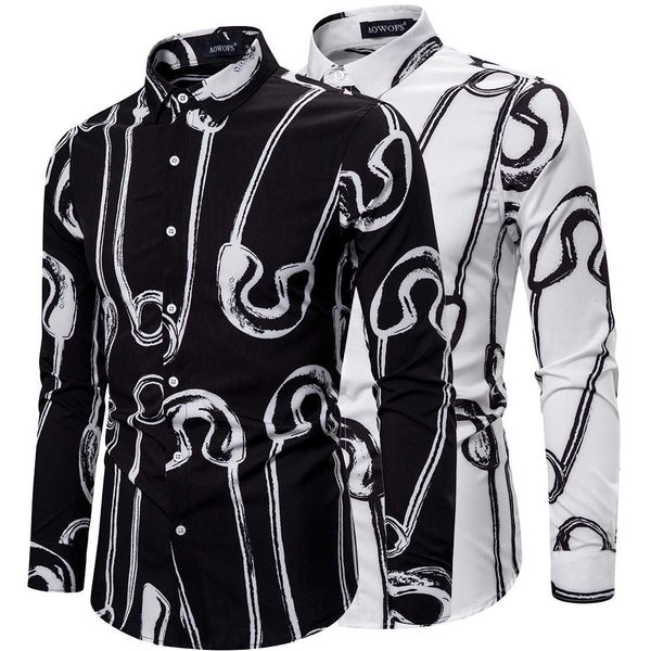 men's new style vacation fun long-sleeve pin printing business shirt night club european and american sizes mens shirts, White;black
men's new style vacation fun long-sleeve pin printing business shirt night club european and american sizes mens shirts, White;black
