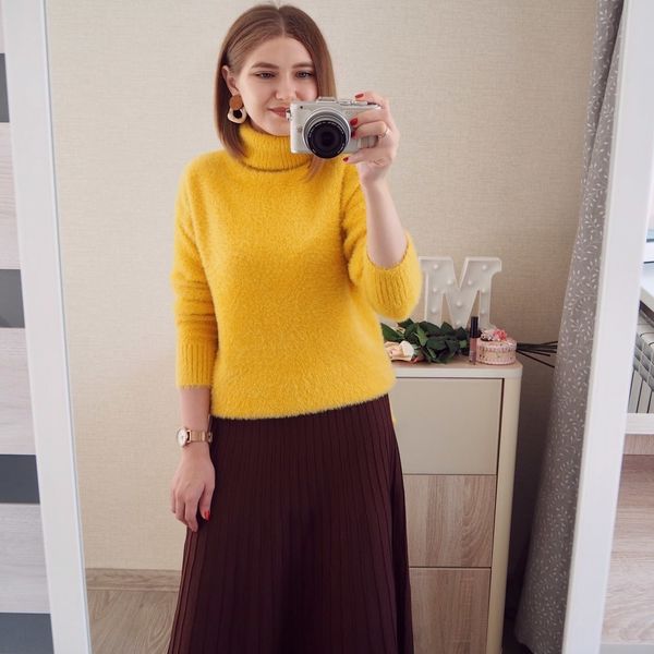 autumn winter long sleeve pullover sweater women casual solid color turtleneck ladies wool sweater clothes women sweaters lj201017, White;black
autumn winter long sleeve pullover sweater women casual solid color turtleneck ladies wool sweater clothes women sweaters lj201017, White;black