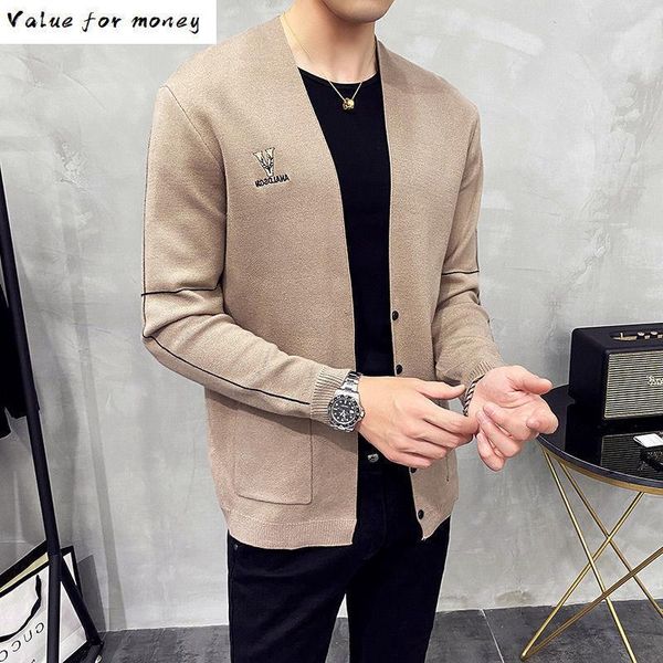 sweater for coat men knitted cardigan sweaters autumn solid color men casual knitwear sweater cardigan slim fit maglione uomo1, White;black
sweater for coat men knitted cardigan sweaters autumn solid color men casual knitwear sweater cardigan slim fit maglione uomo1, White;black