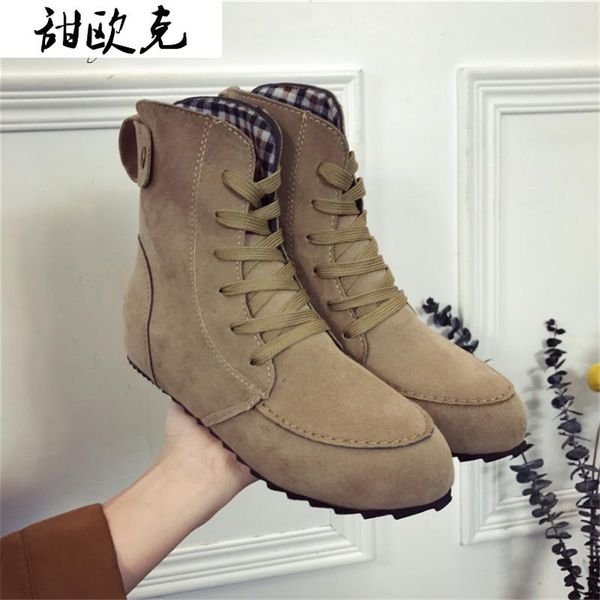 boots 2021 winter women's fashion lace-up flat low-round head low-heel matte ankle zapatos de mujer, Black
boots 2021 winter women's fashion lace-up flat low-round head low-heel matte ankle zapatos de mujer, Black