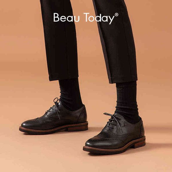 women's lace up oxford leather shoes round head flat handmade suitable for spring and autumn 2 9, Black
women's lace up oxford leather shoes round head flat handmade suitable for spring and autumn 2 9, Black