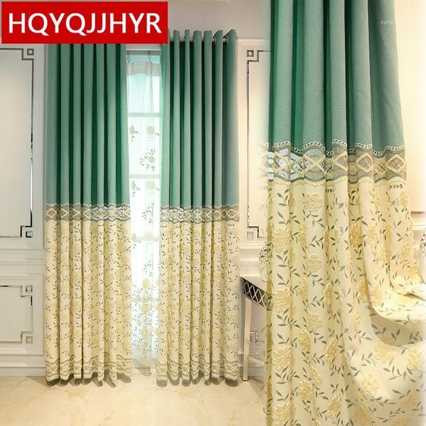 hqyqjjhyr modern pastoral villa embroidered blackout curtains for bedroom living room window girl room curtains1
hqyqjjhyr modern pastoral villa embroidered blackout curtains for bedroom living room window girl room curtains1