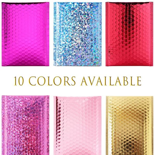 10colors 10pcs/pack 6x9'' 180x230mm aluminum metallic foil bubble mailer cd/eyelash packaging gift shipping padded envel wmtplx
10colors 10pcs/pack 6x9'' 180x230mm aluminum metallic foil bubble mailer cd/eyelash packaging gift shipping padded envel wmtplx
