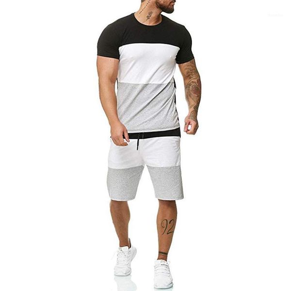 men's tracksuits men and women casual color matching short-sleeved shorts suit three-color cotton men's t-shirt shorts1, Gray
men's tracksuits men and women casual color matching short-sleeved shorts suit three-color cotton men's t-shirt shorts1, Gray
