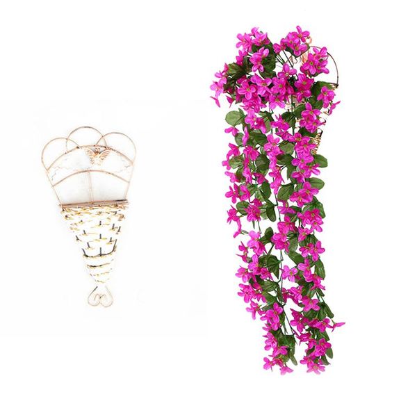 decorative flowers & wreaths violet artificial flower basket party decoration simulation valentine's day wedding wall hanging orchid
decorative flowers & wreaths violet artificial flower basket party decoration simulation valentine's day wedding wall hanging orchid