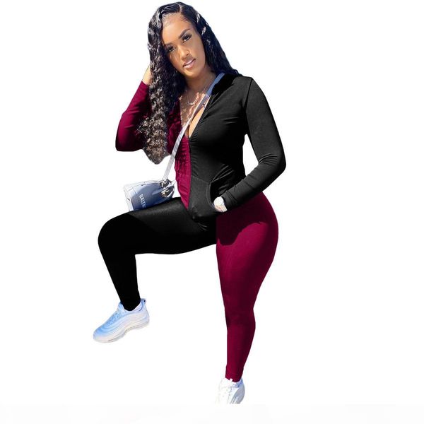 women fashion clothing autumn and winter two piece long sleeve casual suit with contrast color stitching sports suit the new listing, White
women fashion clothing autumn and winter two piece long sleeve casual suit with contrast color stitching sports suit the new listing, White