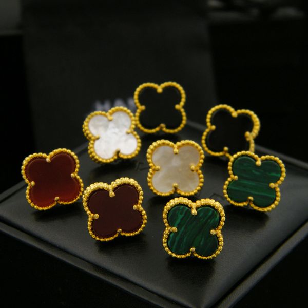 brand new four leaf lover stud earrings plated all classic jewelry for women jewelry brincos shell 1.2cm four leaf earrings, Golden;silver
brand new four leaf lover stud earrings plated all classic jewelry for women jewelry brincos shell 1.2cm four leaf earrings, Golden;silver