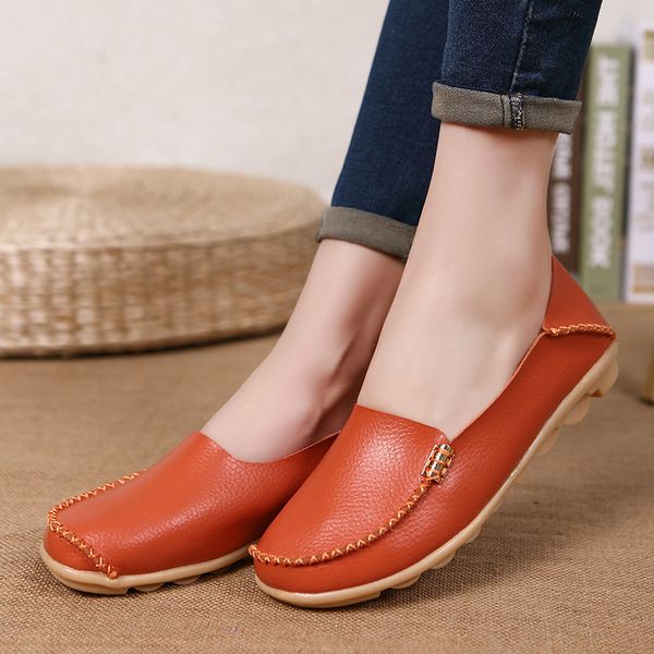 2020 leather genuine sneakers moccasins slide on women flats low heel shoes tjuc, Black
2020 leather genuine sneakers moccasins slide on women flats low heel shoes tjuc, Black
