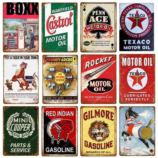 red indian gasoline esso castrol texaco rocket motor oil metal poster vintage plaque pub bar garage decor retro tin signs
red indian gasoline esso castrol texaco rocket motor oil metal poster vintage plaque pub bar garage decor retro tin signs
