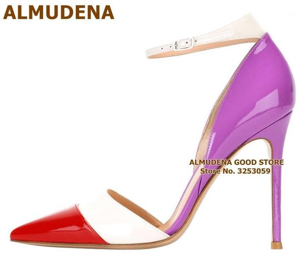 almudena pink heels pointed toe pumps candy color patent leather patchwork dress shoes 12cm shallow buckle banquet shoes size461, Black
almudena pink heels pointed toe pumps candy color patent leather patchwork dress shoes 12cm shallow buckle banquet shoes size461, Black
