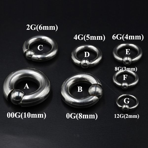 1 piece big stainless steel captive hoop rings bcr eyebrow tragus ear piercing nose closure nipple bar lips large body jewelry q sqcsvk, Silver
1 piece big stainless steel captive hoop rings bcr eyebrow tragus ear piercing nose closure nipple bar lips large body jewelry q sqcsvk, Silver