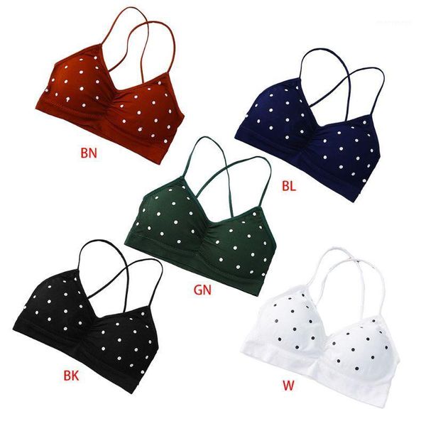 camisoles & tanks women retro polka dot print bralette v-neck criss cross beauty back seamless bra lingerie push up padded wireless und, Black;white
camisoles & tanks women retro polka dot print bralette v-neck criss cross beauty back seamless bra lingerie push up padded wireless und, Black;white