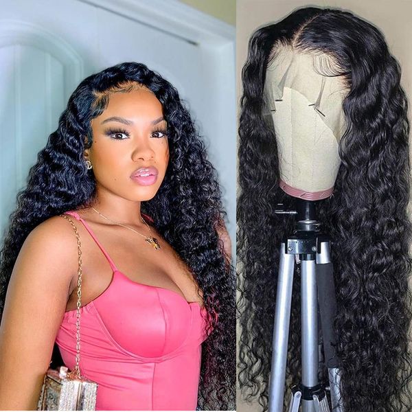 lx brand long deep wave lace wig synthetic lace front wigs heat resistant cosplay/daily used glueless wig natural hairlinefactory direct, Black
lx brand long deep wave lace wig synthetic lace front wigs heat resistant cosplay/daily used glueless wig natural hairlinefactory direct, Black