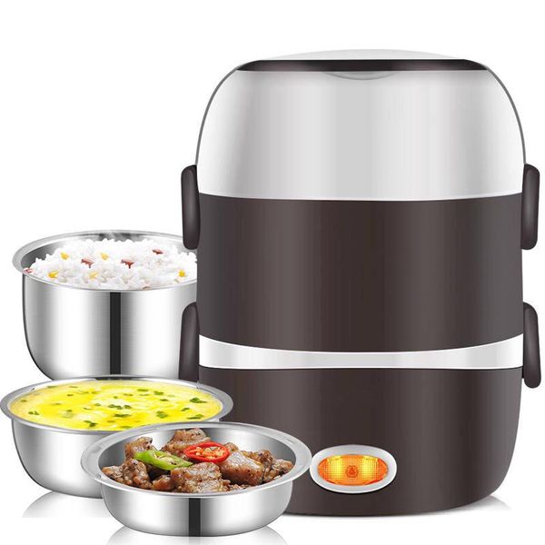 220velectric rice cooker stainless steel 2/3 layers steamer portable meal thermal heating lunch box container warmer
220velectric rice cooker stainless steel 2/3 layers steamer portable meal thermal heating lunch box container warmer