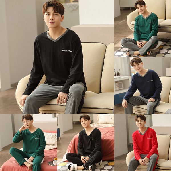 melifle autumn 100% cotton men's pajamas set atoff home satin sleepwear suit for man winter warm silk male loungewear nightwear q1216, Black;white
melifle autumn 100% cotton men's pajamas set atoff home satin sleepwear suit for man winter warm silk male loungewear nightwear q1216, Black;white